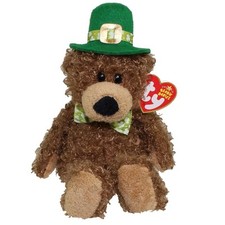 TY Beanie Baby - LUCKY O' DAY the Irish Bear 9 inch - MWMTs Stuffed Animal Toy