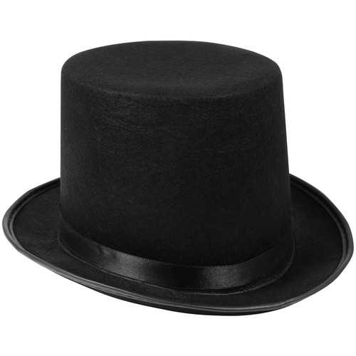 Magician Hat Black Wide Brim Bowler Hats Man Child Halloween Mens