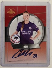 Cori Dyke 2024 Parkside NWSL  Rookie Auto Red /10 SSP Orlando Pride