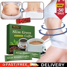 18X Slim Green Coffee With Ganoderma Healthy WeightLoss Weight Control Detox Tea