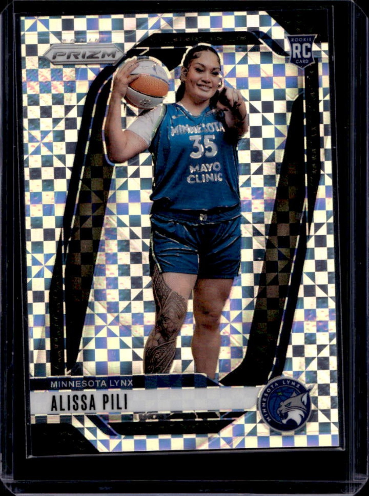 2024 Panini WNBA Prizm Alissa Pili RC Checkerboard Rookie #150 Lynx