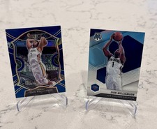 2021-22 Panini Select Blue Prizm #1 & Mosaic #49 Zion Williamson - Pelicans