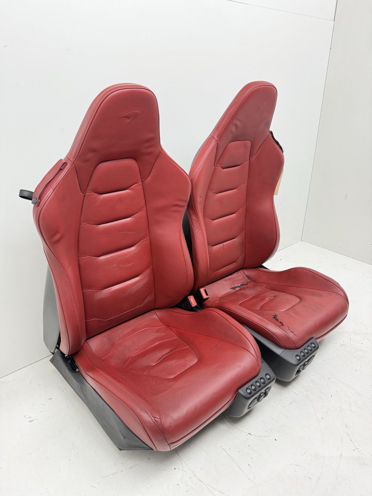 2012-2014 MCLAREN MP4-12C FRONT CARBON MEMORY, HEATED, POWER SEATS OEM