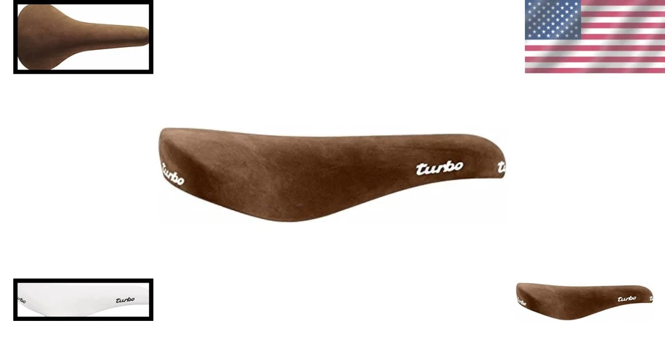 Sillín turbo Selle Italia Vintage 1980, marrón Foto 2 de 4