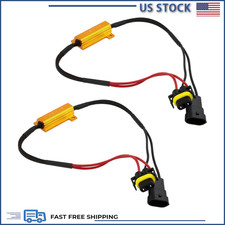 2pcs H11 Led Light Resistor Kit 50w Error Canceller Fog Lights And Tur Size H1 2pcs H11 Led Light Resistor Kit 50w Error Canceller Fog Lights And Tur Size H1