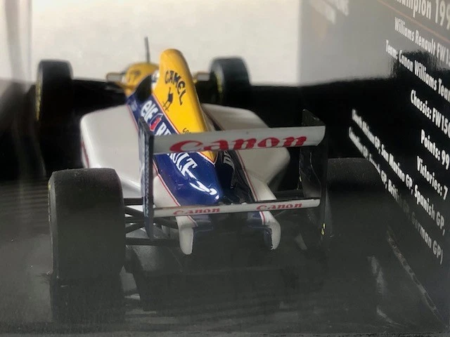 Minichamps F1 1:43 Williams Renault FW15C N°2 A.Prost World Champion 1993, New - Immagine 4 di 4
