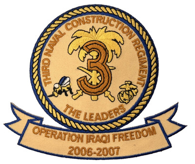 US Navy Usmc Operation Iraqi Freedom SeaBees Uniform Aufnäher Patch