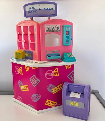 Barbie SO MUCH TO DO POST OFFICE Lot - Vintage 1994 Mattel Playset INCOMPLETE