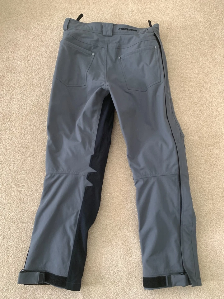 FirstGear 37.5 Kilimanjaro Motorcycle Pants Grey Sz 34 — 第 3/4 张图片
