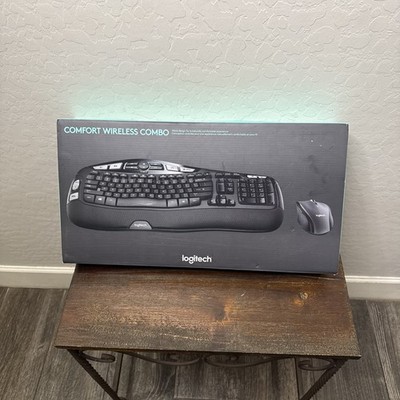 Logitech 920-008973 Wave Comfort Wireless Keyboard with Laser Mouse