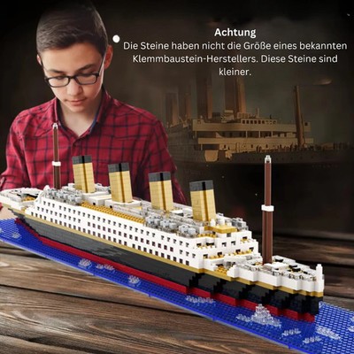 Titanic Schiff Block 1860PCS Bausteine Spielzeug Sets