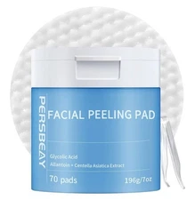 Glycolic Acid Pads Exfoliating Toner Pads for Facial Radiance Dual Action Gen...