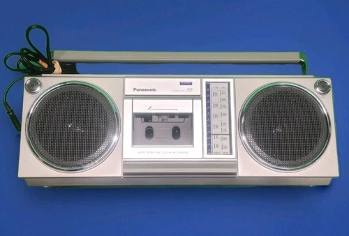 Panasonic RX-4930 Stereo FM-AM-FM Radio Cassette Boombox Tested Working