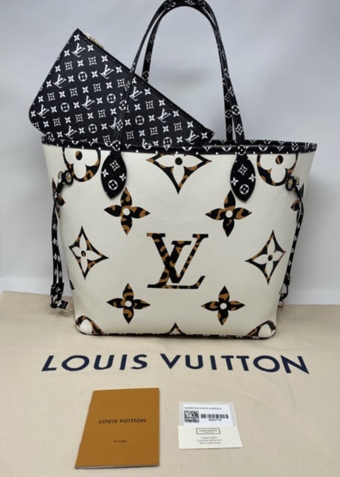 Louis Vuitton Neverfull MM tote limited edition jungle