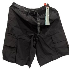 Off White Cargo Shorts With Black Off White Belt Sz L