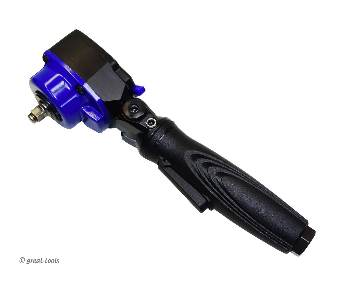 3/8” DRIVE NANO FLEX-HEAD ANGLE IMPACT WRENCH – air tool – Astro