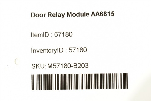 01-05 Mazda Miata Mx-5 Door Lock Relay AA6815 - Bild 4 von 4