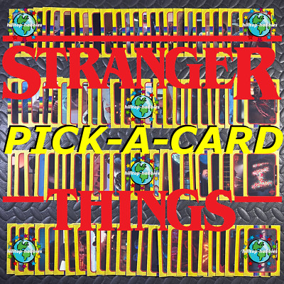 2023 ZEROCOOL STRANGER THINGS SEASON 4 PICK-A-CARD YELLOW! #1-#100 TOPPS NETFLIX