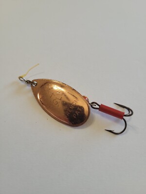 Mepp's Steelhead Salmon #4 - 1/3oz- Aglia Bronze Blade Spinner  Bare treble