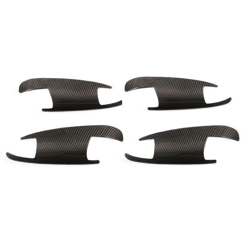 For 2009-15 Mercedes-Benz GLK ABS Carbon Fiber Outside Door Bowl Cup Cover Trim Foto 3 de 4