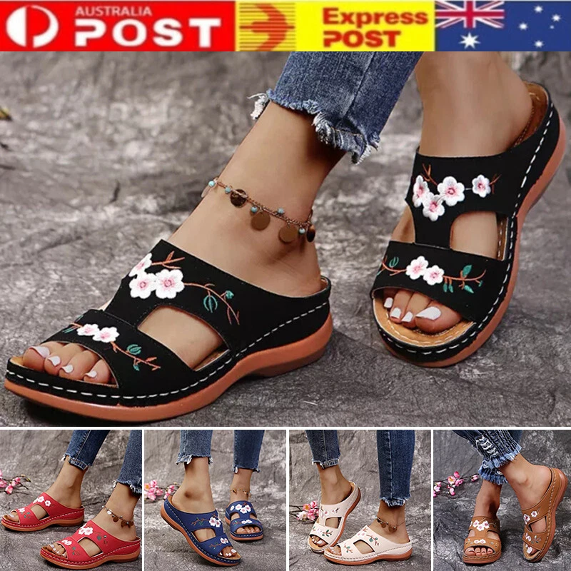 Arch support shop sandals womens australia