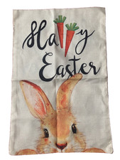 One Happy Easter Bunny Garden Flag 12 x 18