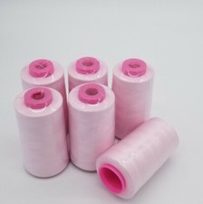 6 Big Spools PINK A121 High Quality Multi Purpose Sewing Threads T27 S/2