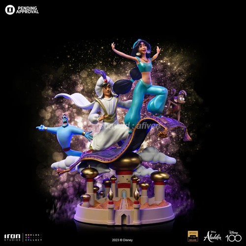 Iron Studios Aladdin & Jasmine Deluxe Art Scale 1/10 Statue Model Toys - Picture 3 of 8