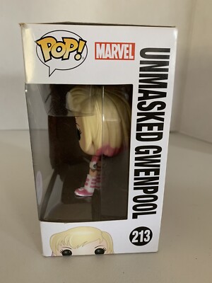 Unmasked Gwenpool Marvel Funko Pop! #213 Walgreens Exclusive