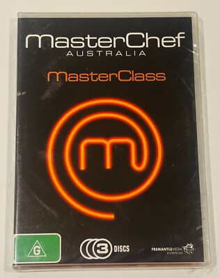 Masterchef Australia Masterclass (DVD, 2009) REGION 4 PAL Brand New & Sealed