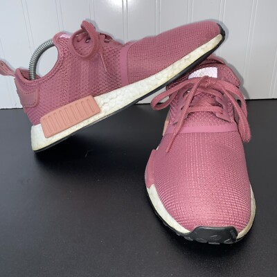 Adidas NMD R1 Womens Shoe Sneaker Trace Pink White Size 7.5 Running BD8029