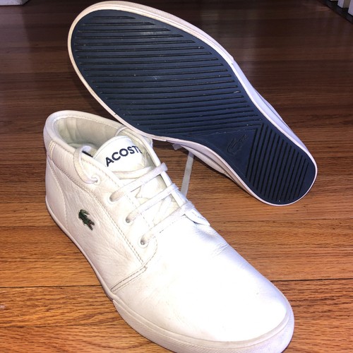 lacoste ampthill white