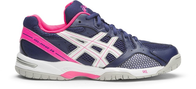 asics gel pivot 10 netball trainers