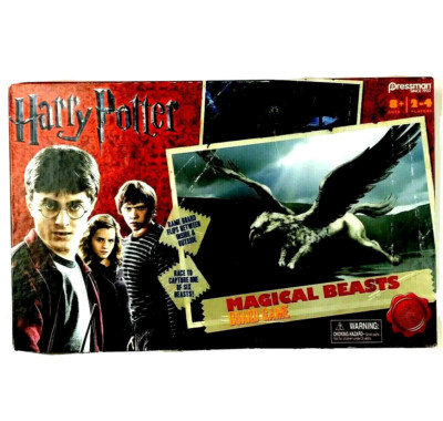 Harry Potter MAGICAL BEASTS  Board Game Wizard Jk Rowling Pressman ~ Complete