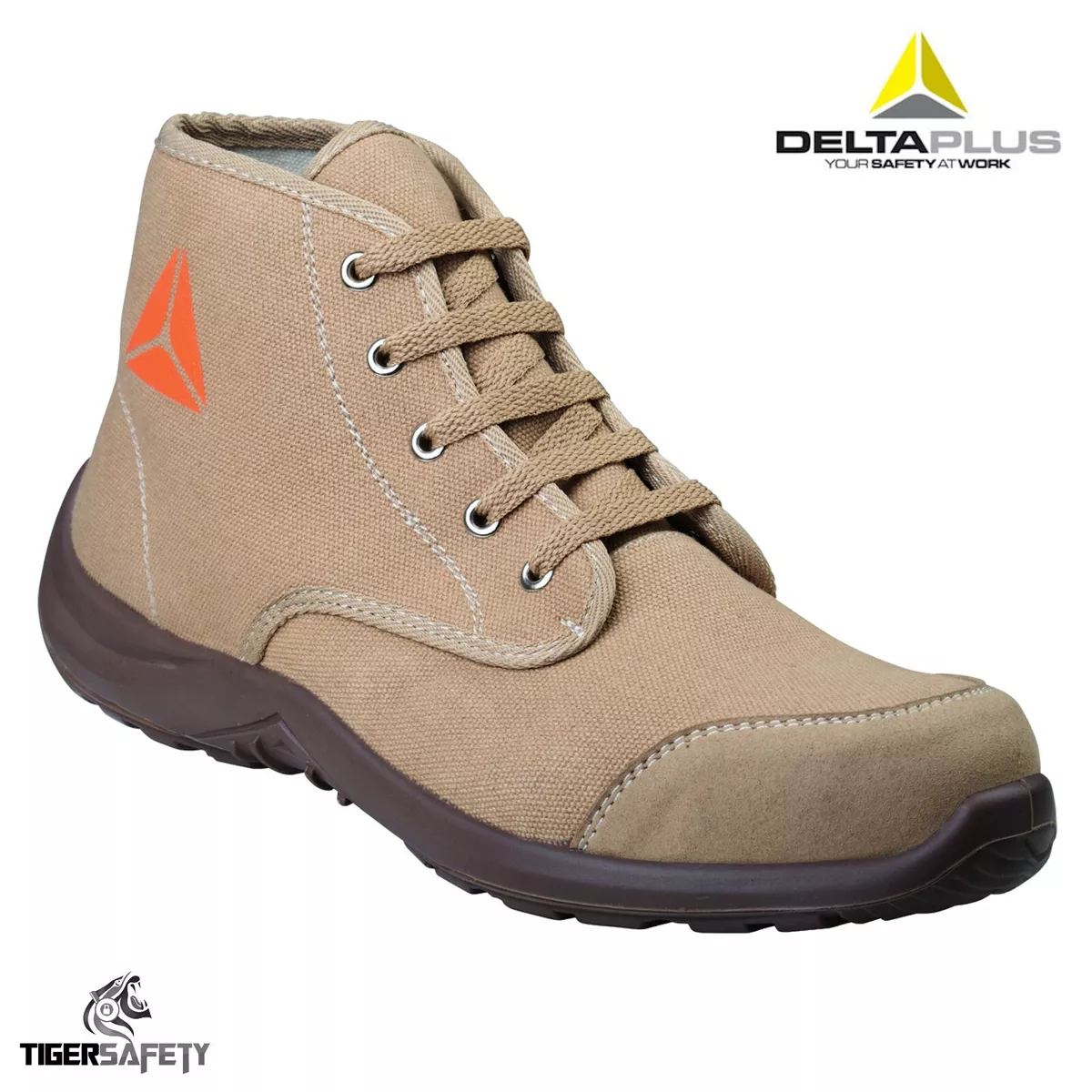 Canvas safety best sale boots