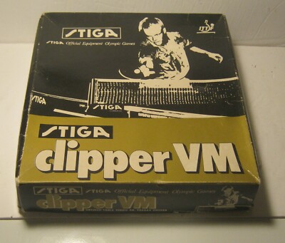Vintage STIGA Clipper VM Table Tennis NET SET New & Complete in Worn Box!!!!