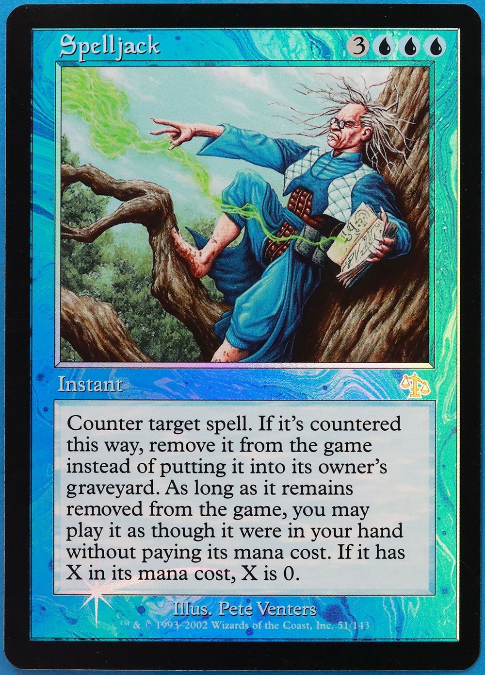 Spelljack FOIL Judgment NM Blue Rare MAGIC GATHERING CARD (ID# 485772) ABUGames