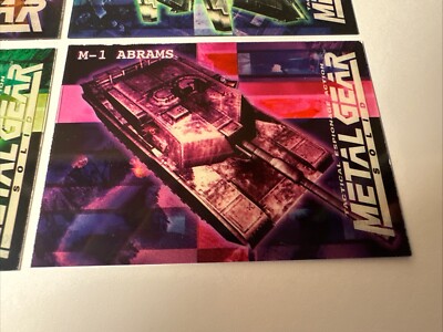 1998 Konami Metal Gear Solid Trading Cards - 6x Machine Card