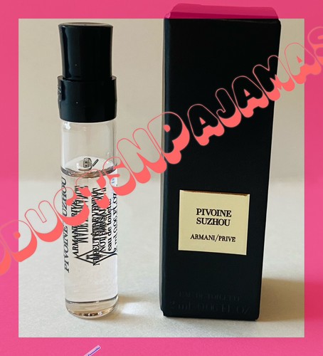 Giorgio Armami Armani Prive PIVOINE SUZHOU Eau de Toilette 0.06oz BOXED  SAMPLE | eBay