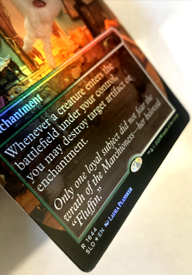 MTG Aura Shards *BORDERLESS RAINBOW FOIL* Secret Lair Drop 1644 NM