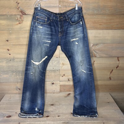 Cult Of Individuality Japanese Selvedge Denim Rebel Straight Jeans Men's 38x34