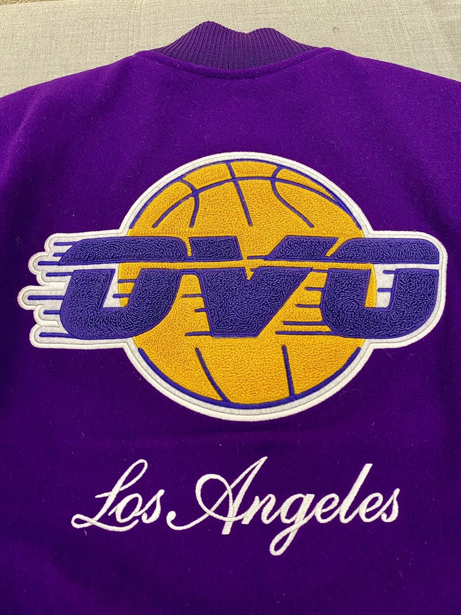 OVO X NBA Los Angeles Lakers Varsity Jacket World Champions