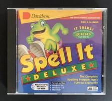 Davidson SPELL IT Deluxe the educational advantage Complete 1996
