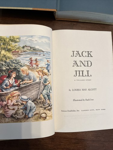 Louisa May Alcott Hardcover Set of 6 Nelson Garden City New York 1950's Illustrd - Picture 4 of 8