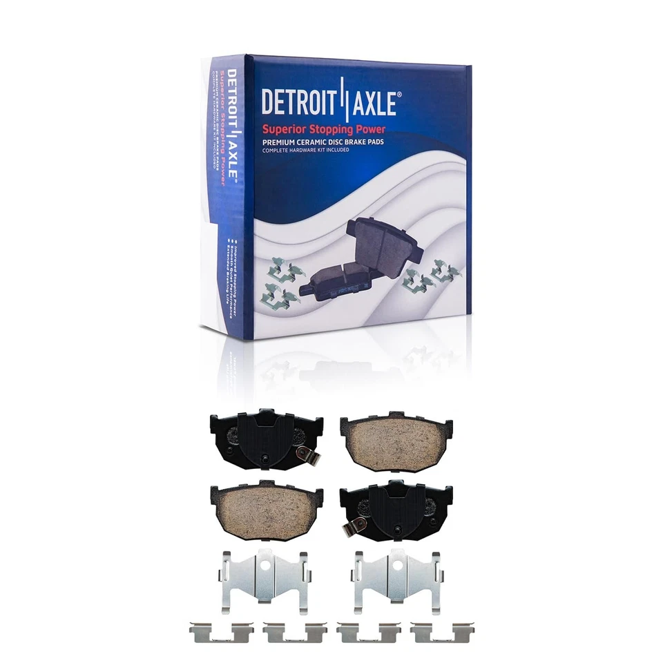 Front and Rear Ceramic Brake Pads Kit for 2002 2003 2004 2005 Hyundai Elantra — 第 4/4 张图片