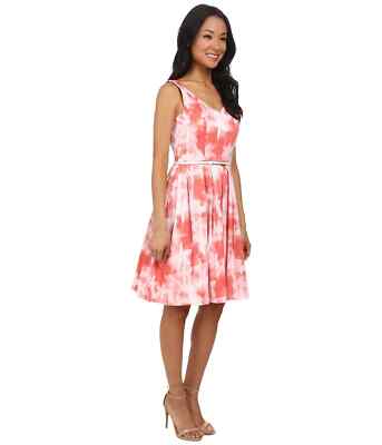 green emerald velvet dress Calvin Klein Women's Off The Shoulder A-Line Party Dress, Watermelon Multi,  4 at Amazon Women's Clothing store