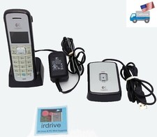 Logitech Cordless Skype Phone,Handset,Charging Cradle, AC Power Adapter Bundle