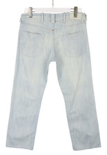 ARMANI JEANS Indigo Series NO 008 Jeans Uomo US 29 Light Blue Buttons Straight