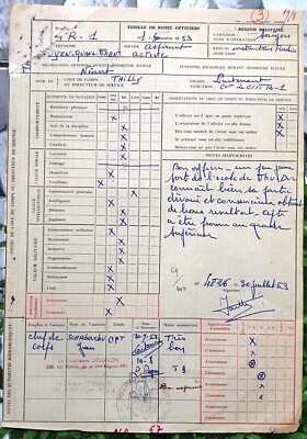 Original Signature Document Le Van Ty(Lê Văn Tỵ) South Viet Nam 1953 Vintage.