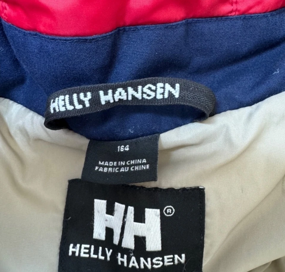 Jaqueta de esqui Helly Hansen com capuz meninos tamanho 164 para 13-14 anos azul para baixo em excelente estado usado - Imagem 3 de 4
